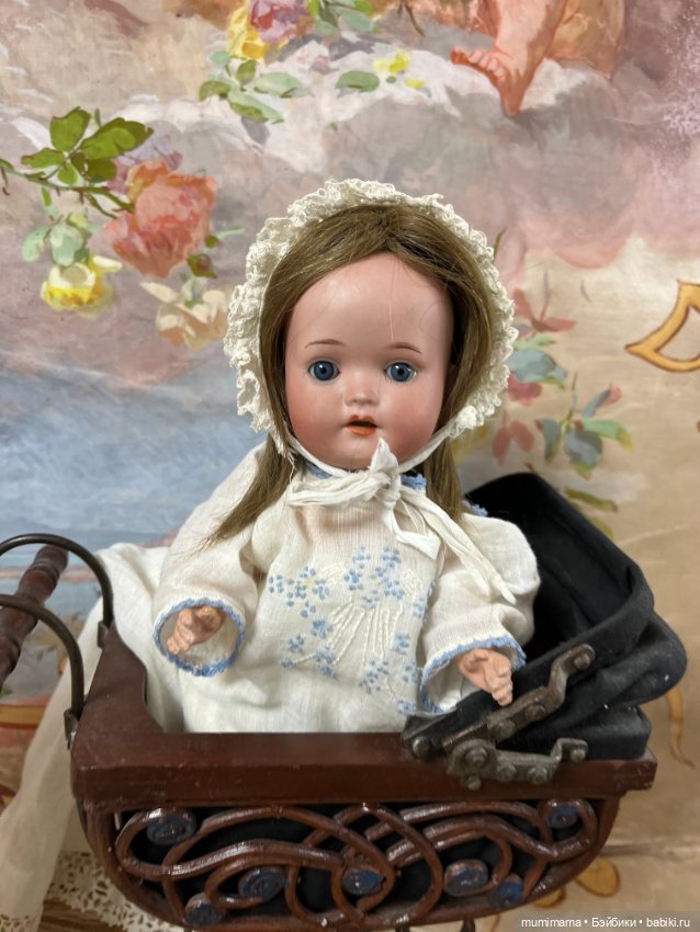 Очаровательная малышка Porzellanfabrik Mengersreuth 924 в колясочке (фото 7)