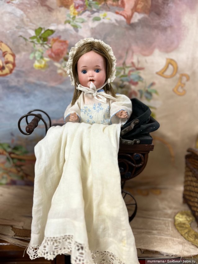 Очаровательная малышка Porzellanfabrik Mengersreuth 924 в колясочке (фото 2)