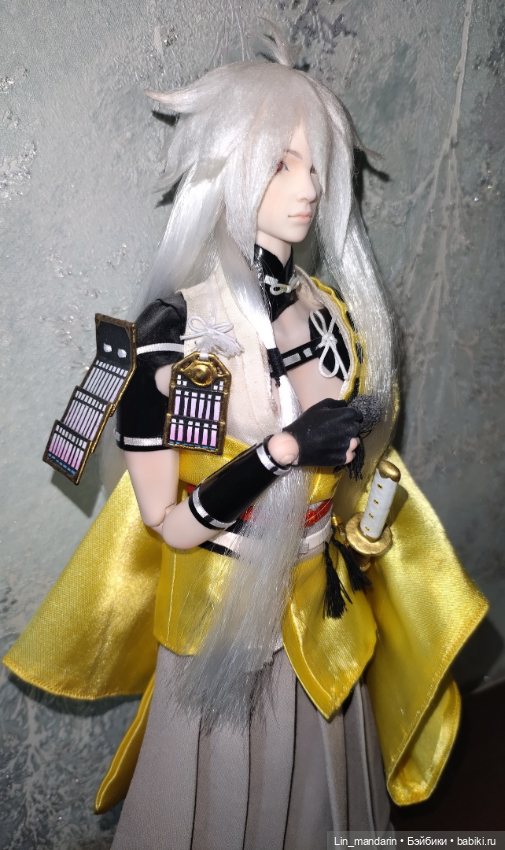 Кукла лис Когицунемару — ООАК (кастом куклы) (фото 5)