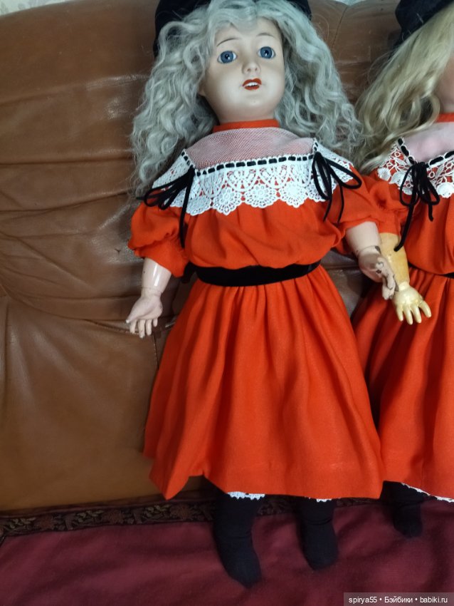 !Скидка! Платье для антикварной куклы (фото 2)