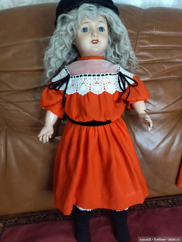 !Скидка! Платье для антикварной куклы (фото 3)