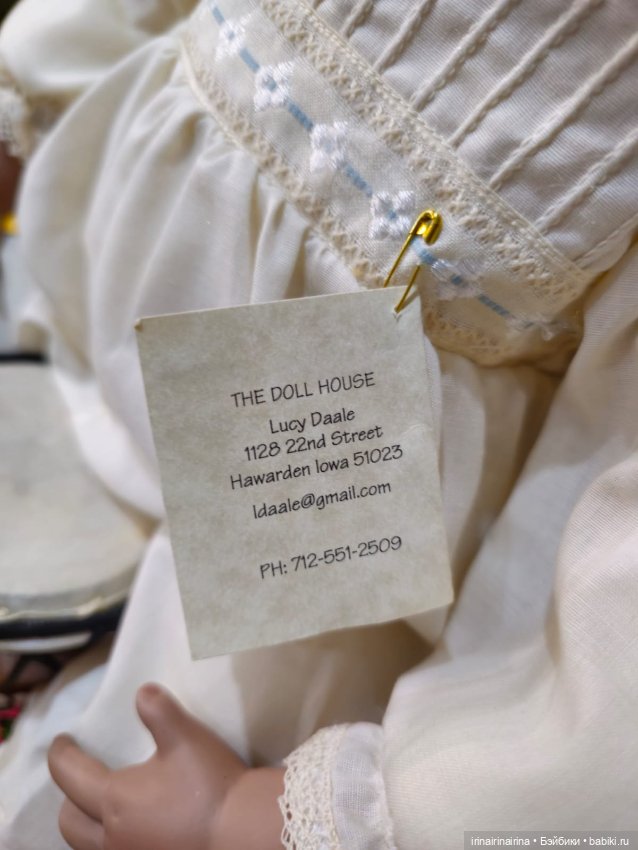 Африка, куколка фарфоровая с барабаном 324.2 (фото 5)