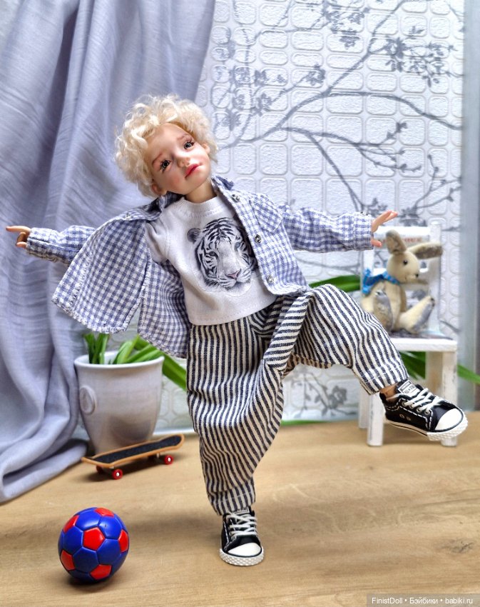 Макс .Шарнирный мальчуган из серии "Крош FinistDoll" (фото 4)