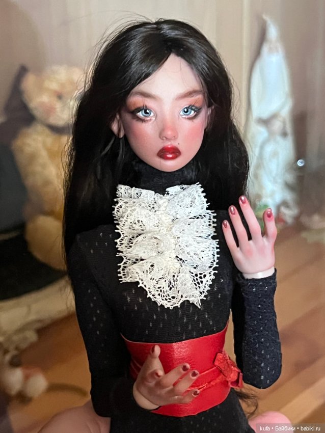 Луна Vasilek doll🩶 — Авторские куклы BJD (фото 6)