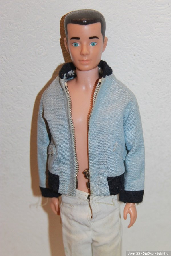 Ранний винтажный Кен (Ken molded crew cut - Ken Brunette) (фото 2)