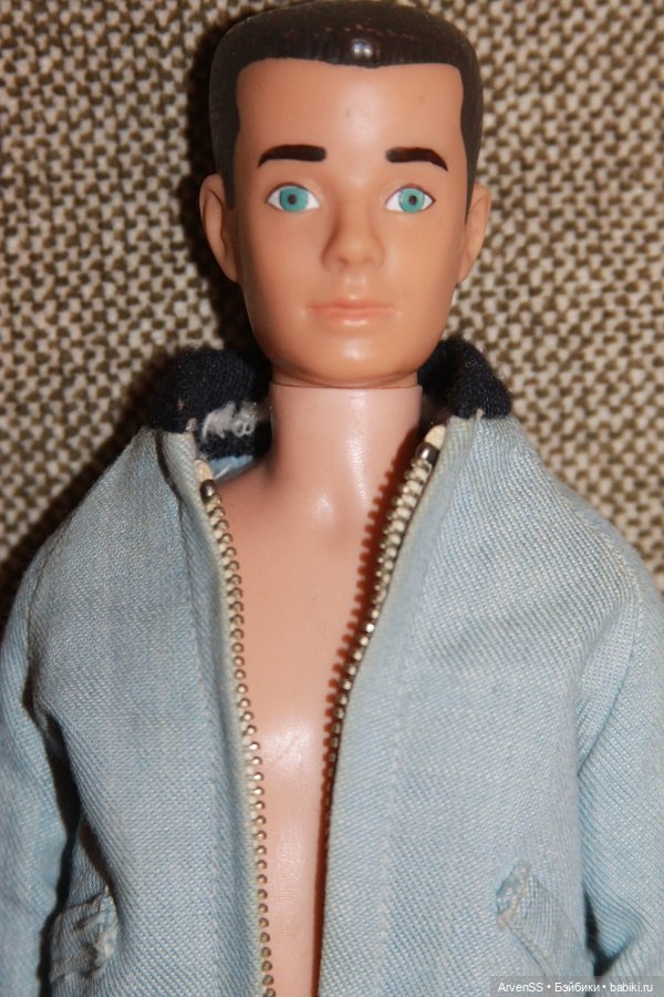 Ранний винтажный Кен (Ken molded crew cut - Ken Brunette) (фото 4)