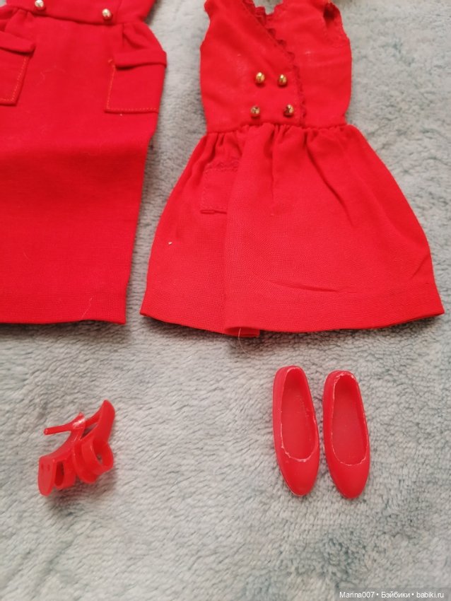 Лот винтажных аутфитов 60 годов для Кена, Барби и Скиппер