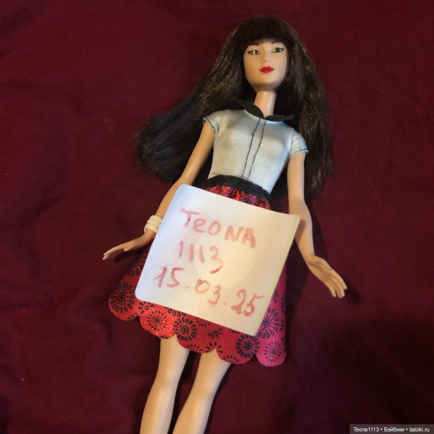 Mattel Кукла Barbie Fashionistas 19 Ruby Red Floral