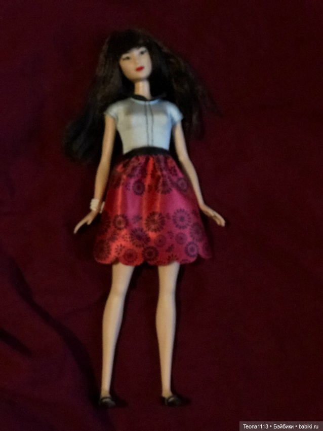 Mattel Кукла Barbie Fashionistas 19 Ruby Red Floral (фото 5)