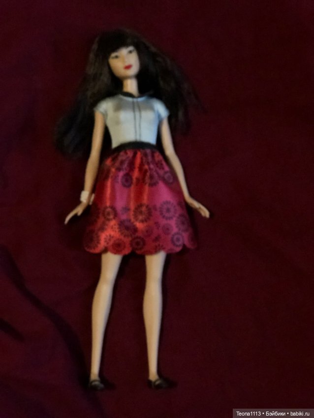 Mattel Кукла Barbie Fashionistas 19 Ruby Red Floral (фото 4)