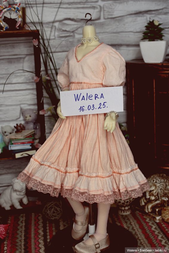 Платье на МСД — Одежда для BJD (фото 3)