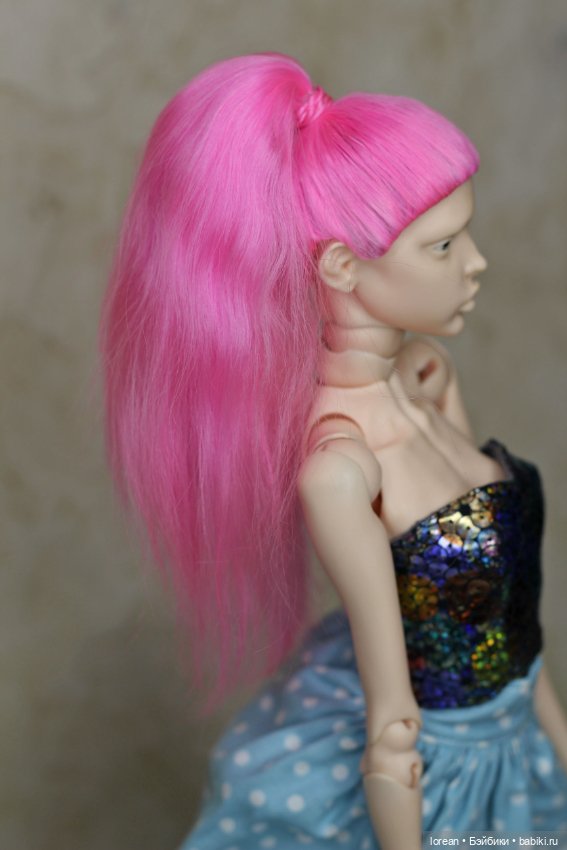 Парик хвост из ангорской козы для Pasha Pasha mini (Паша мини) (фото 4)