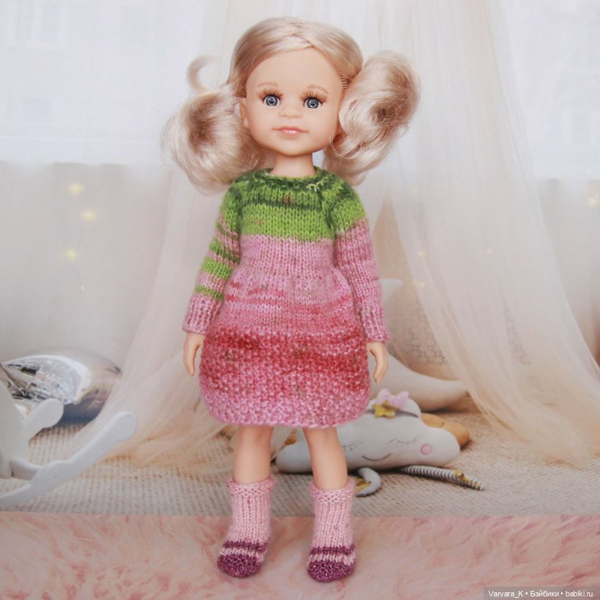Комплект для Paola Reina 32 см, платье и сапожки, №1