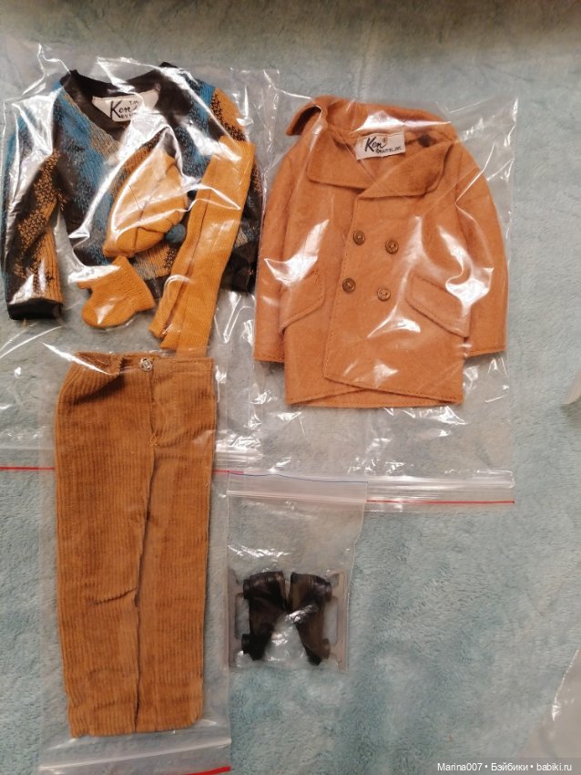 Винтажный аутфит на Кена 1962г