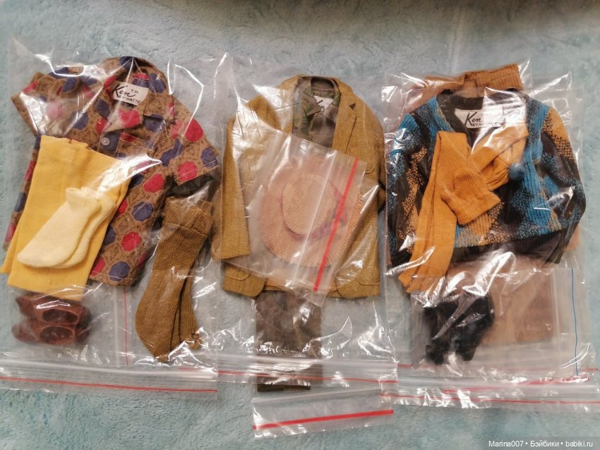 Винтажный аутфит на Кена 1962г