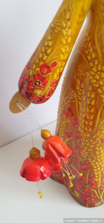 Кукла деревянная Тверской узор (фото 3)