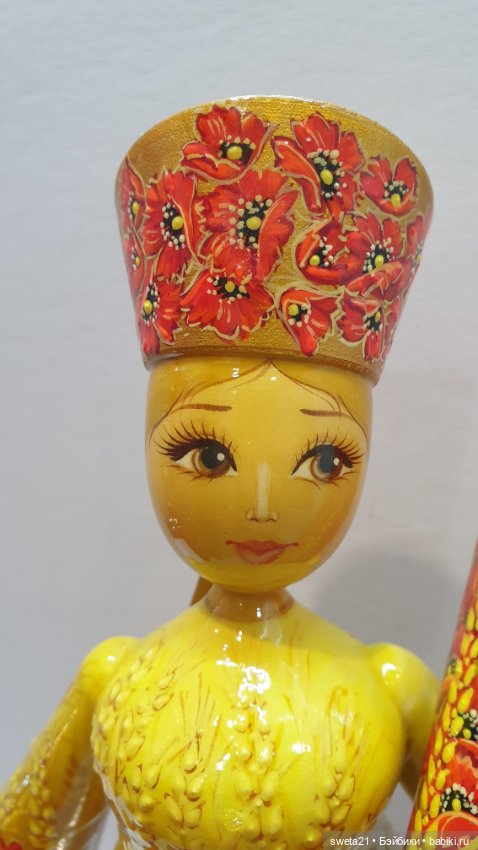 Кукла деревянная Тверской узор (фото 7)