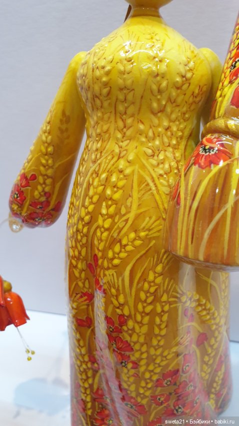 Кукла деревянная Тверской узор (фото 8)