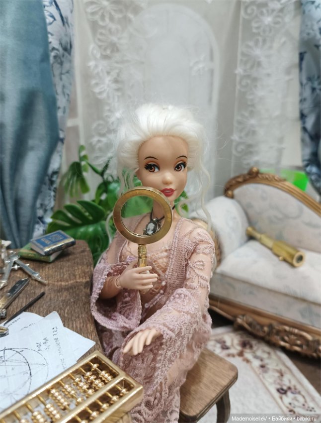 Лупа и армиллярная сфера, латунь (фото 6)