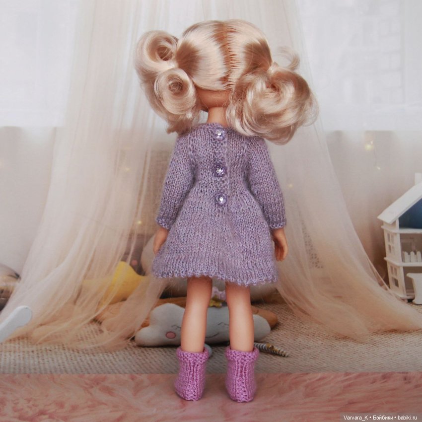 Комплект для Paola Reina 32 см, платье и сапожки, № 3 (фото 6)