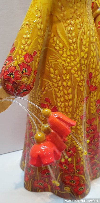 Кукла деревянная Тверской узор (фото 9)