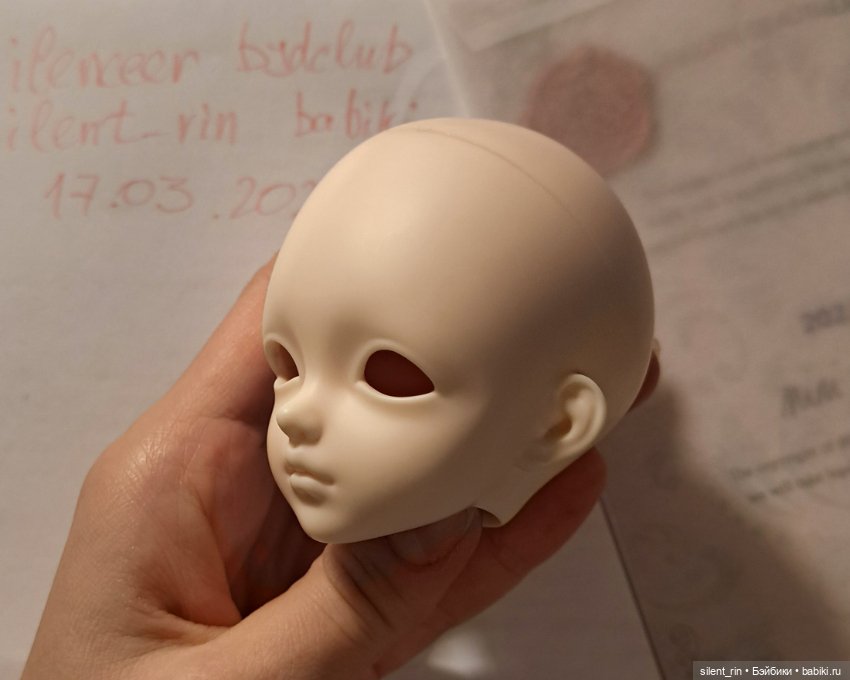 Голова Xaga Doll Talise — Части кукол BJD (фото 3)