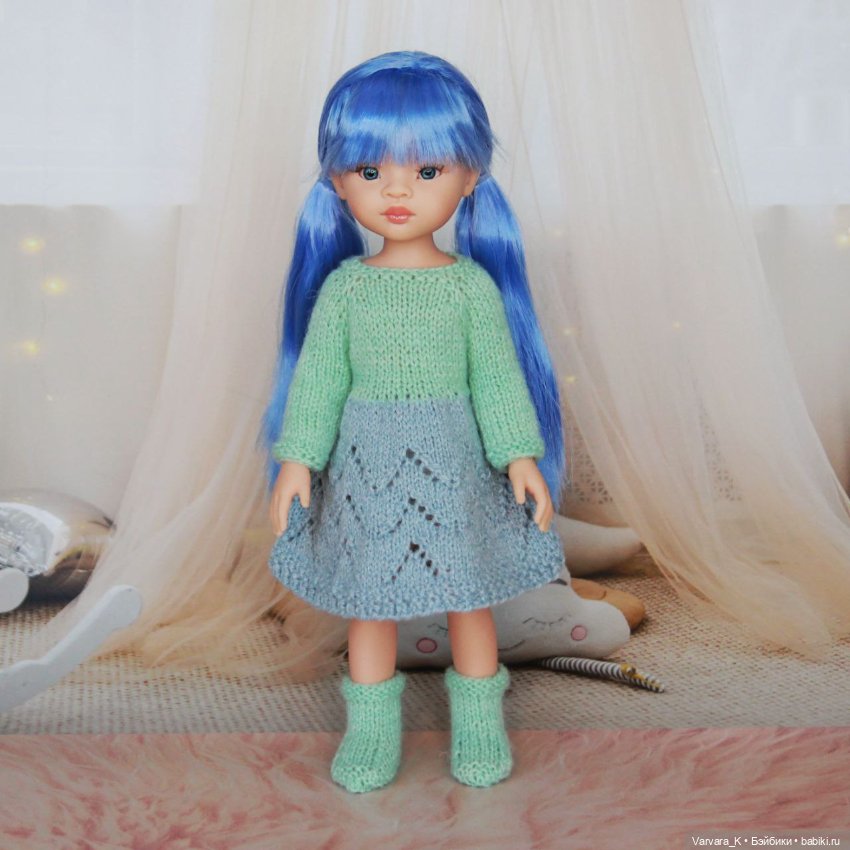 Комплект для Paola Reina 32 см, платье и сапожки, № 5 (фото 5)