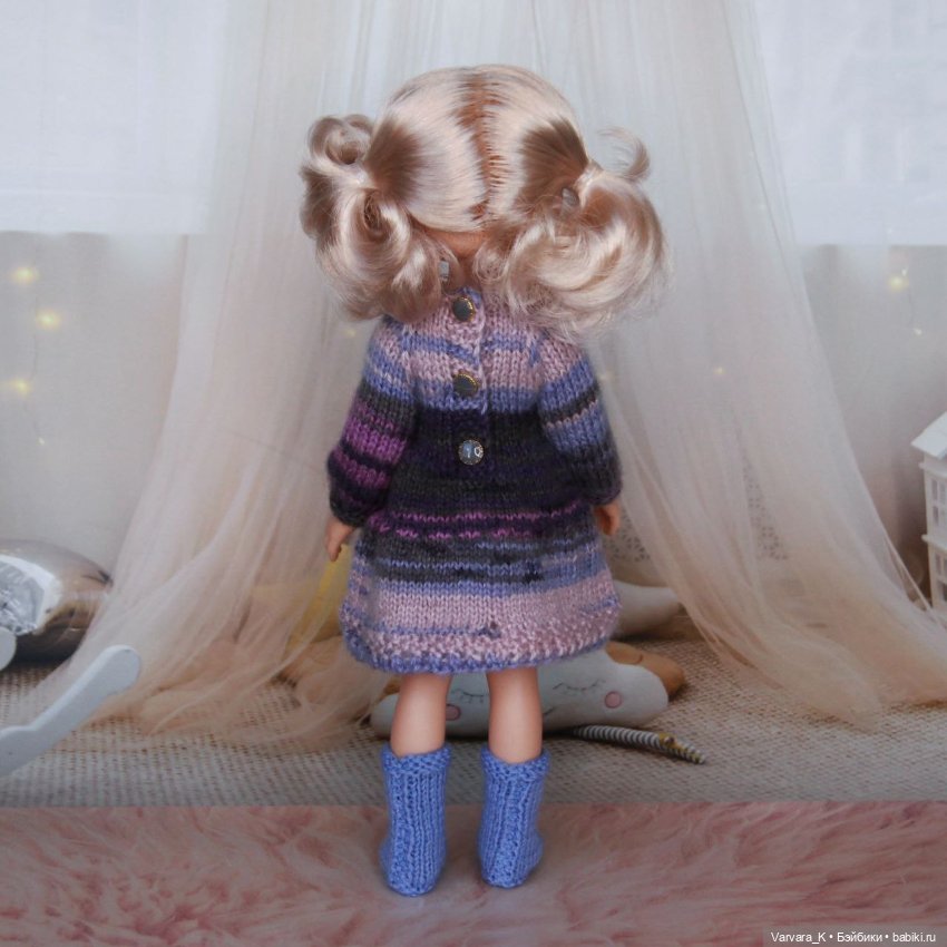 Комплект для Paola Reina 32 см, платье и сапожки, № 6 (фото 5)