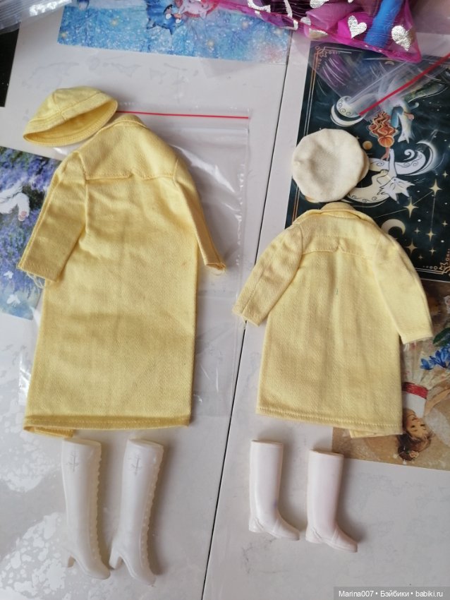 Лот винтажных аутфитов 60 годов для Барби и Скиппер (фото 3)