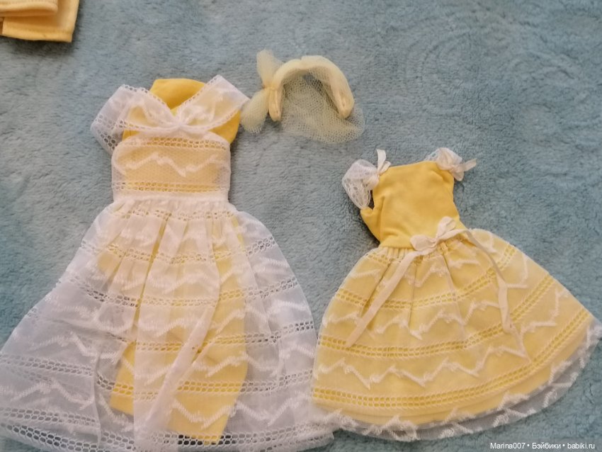 Лот винтажных аутфитов 60 годов для Барби и Скиппер