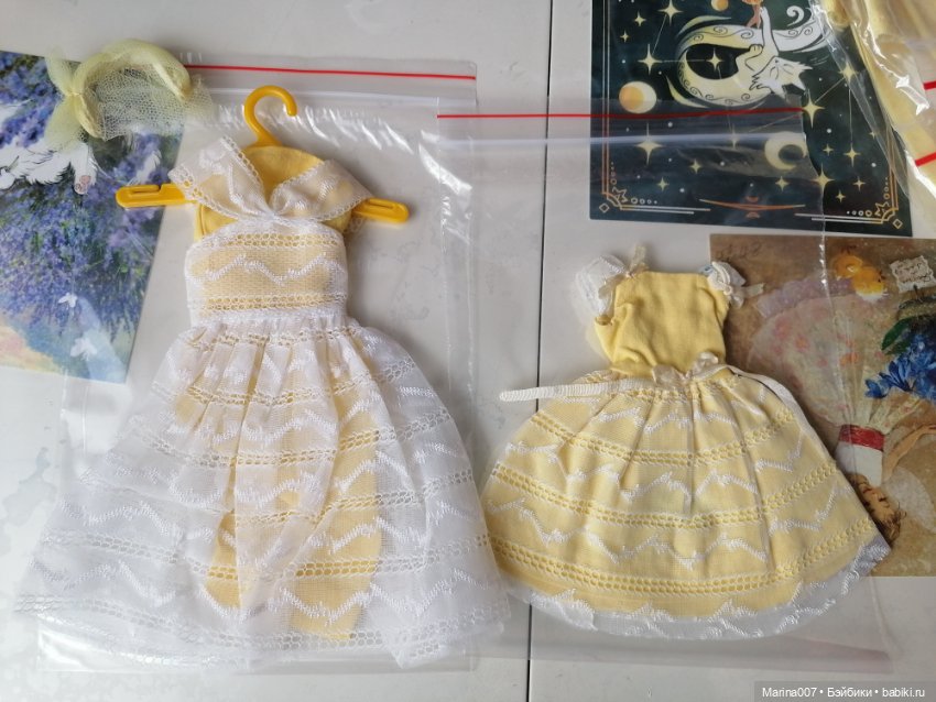 Лот винтажных аутфитов 60 годов для Барби и Скиппер (фото 5)