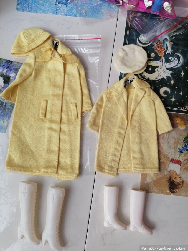 Лот винтажных аутфитов 60 годов для Барби и Скиппер