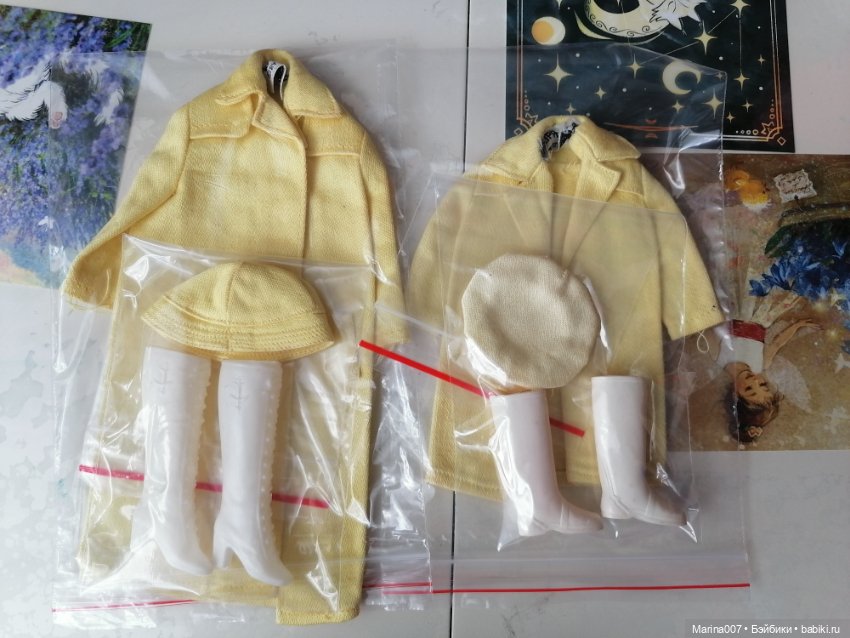 Лот винтажных аутфитов 60 годов для Барби и Скиппер (фото 4)