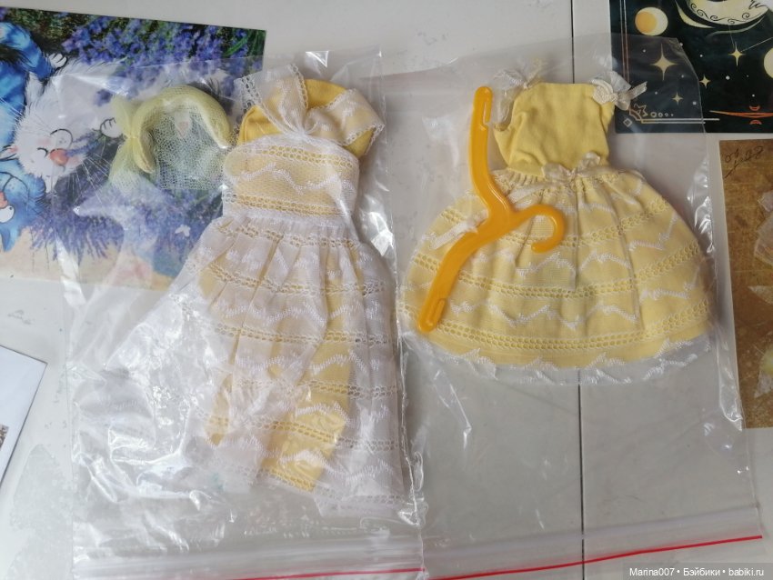 Лот винтажных аутфитов 60 годов для Барби и Скиппер (фото 8)