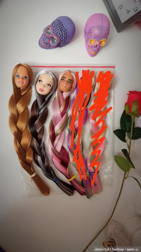 Кастомные головушки Барби