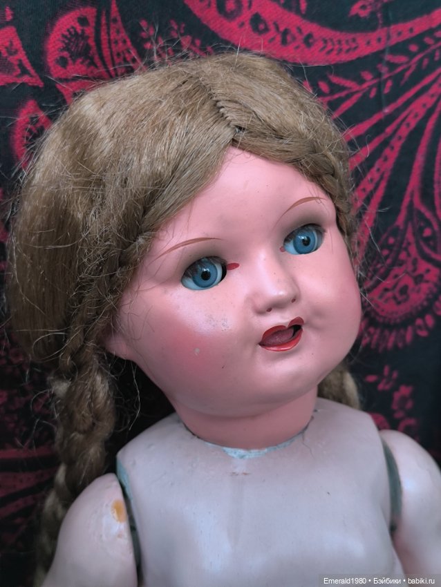 Немецкая кукла композит — Антикварные куклы
