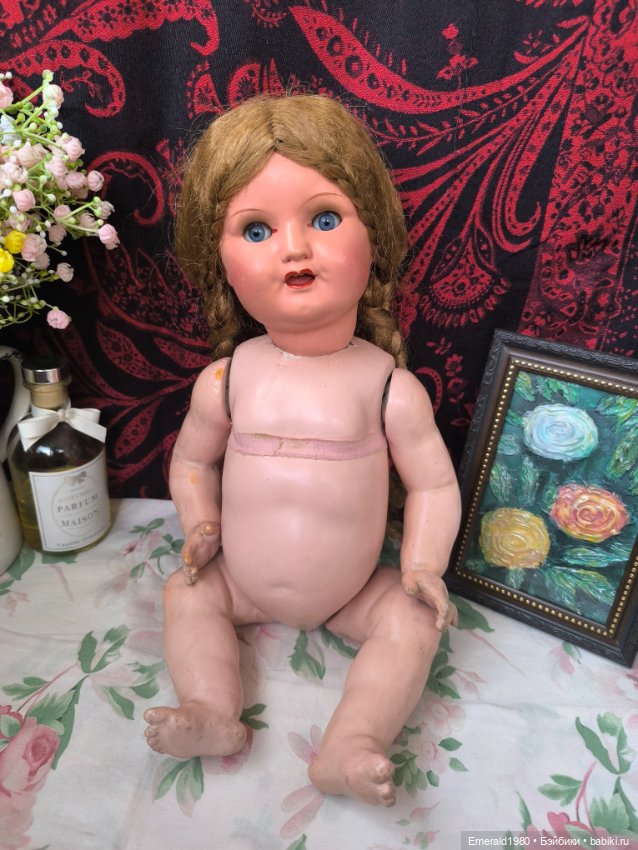 Немецкая кукла композит — Антикварные куклы (фото 10)