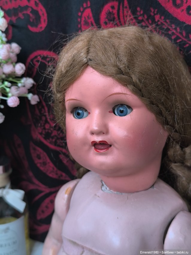 Немецкая кукла композит — Антикварные куклы