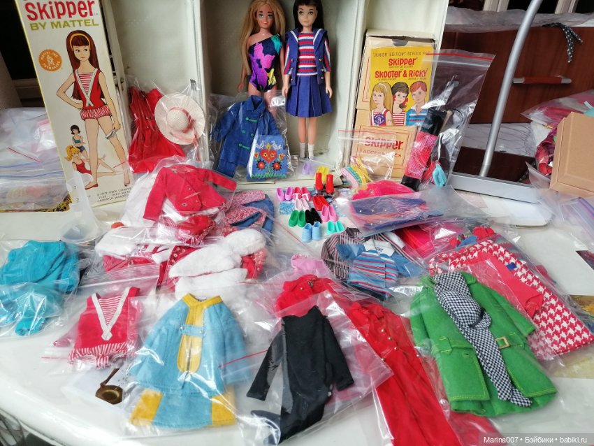 Винтажная Скиппер в родном боксе с одеждой, с обувью с аксессуарами