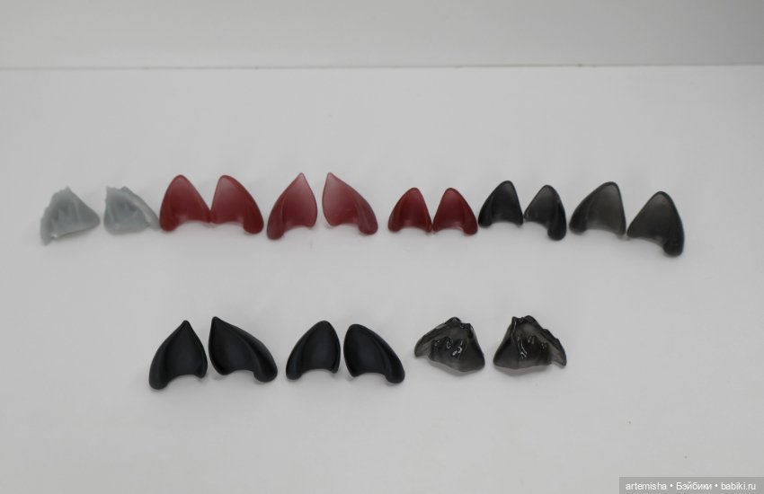 Кошачьи ушки на магнитах для кукол 1/6 или 1/4 (Минифи) (фото 2)