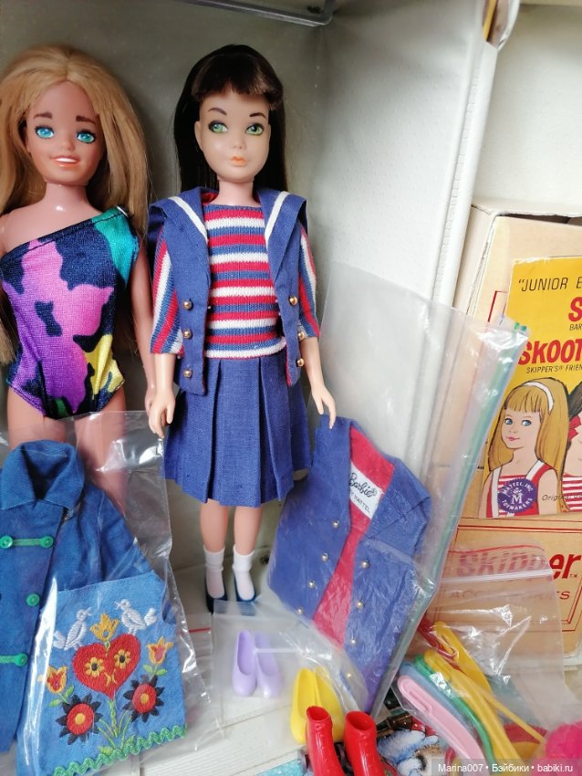 Винтажная Скиппер в родном боксе с одеждой, с обувью с аксессуарами (фото 4)