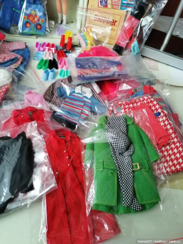 Винтажная Скиппер в родном боксе с одеждой, с обувью с аксессуарами (фото 5)