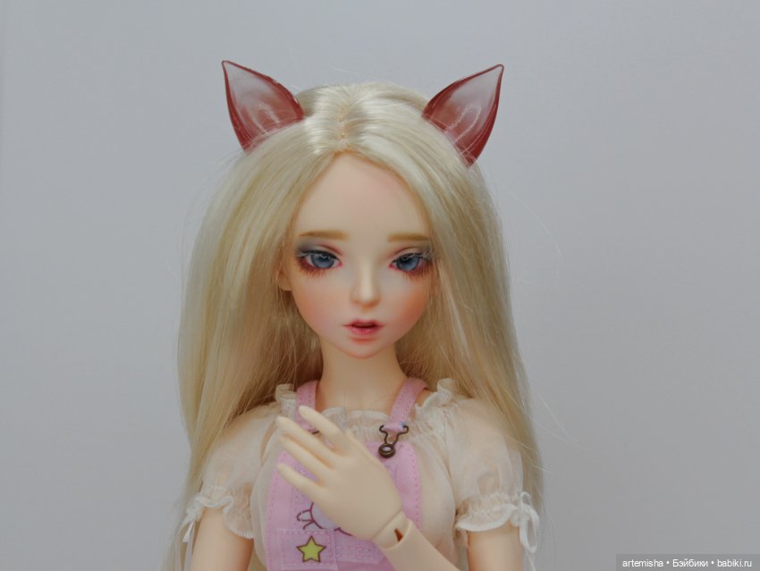 Кошачьи ушки на магнитах для кукол 1/6 или 1/4 (Минифи) (фото 4)