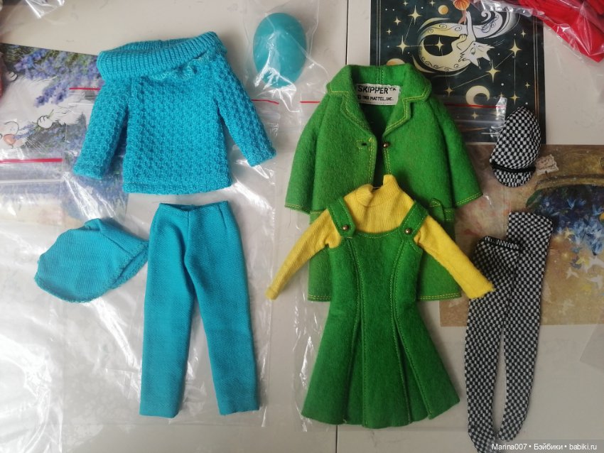 Винтажная Скиппер в родном боксе с одеждой, с обувью с аксессуарами