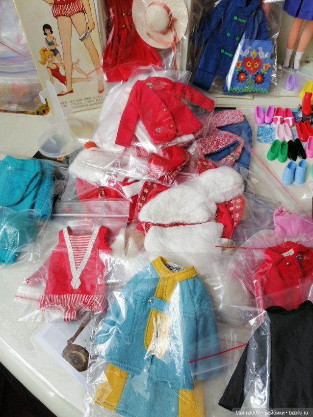 Винтажная Скиппер в родном боксе с одеждой, с обувью с аксессуарами (фото 2)