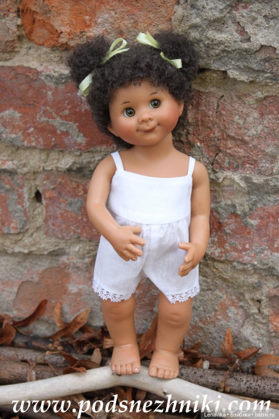 Парик 7-8, Monique Gold (Моник), подходит для мини Вихтеля (mini Wichtel) (фото 7)