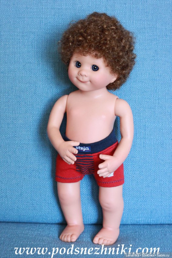 Парик 7-8, Monique Gold (Моник), подходит для мини Вихтеля (mini Wichtel) (фото 6)