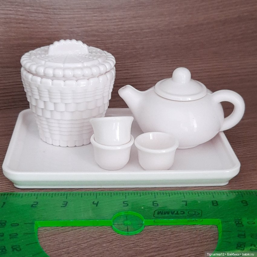 Чайный набор — Миниатюра для кукол (фото 3)