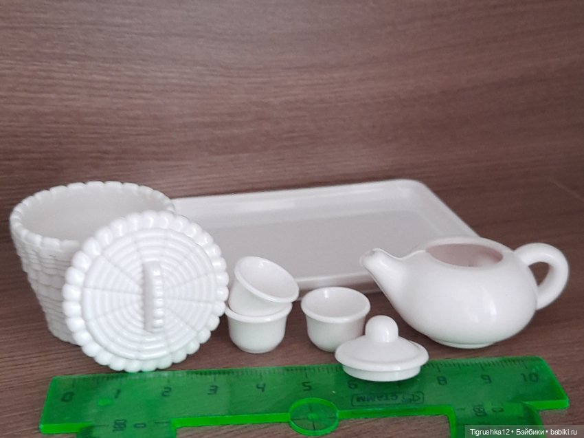 Чайный набор — Миниатюра для кукол (фото 4)