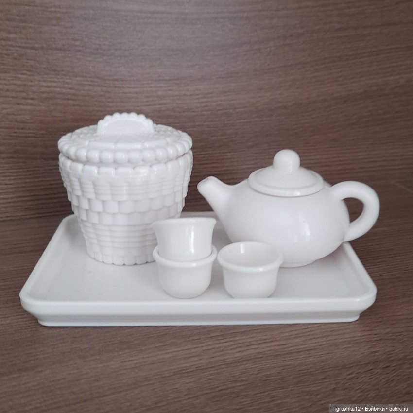 Чайный набор — Миниатюра для кукол (фото 2)